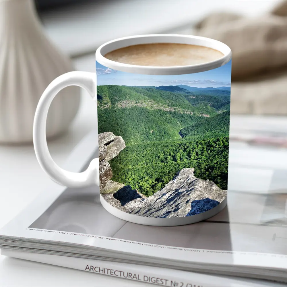 Rocky Overlook Green Mountain Valley View – Mugs