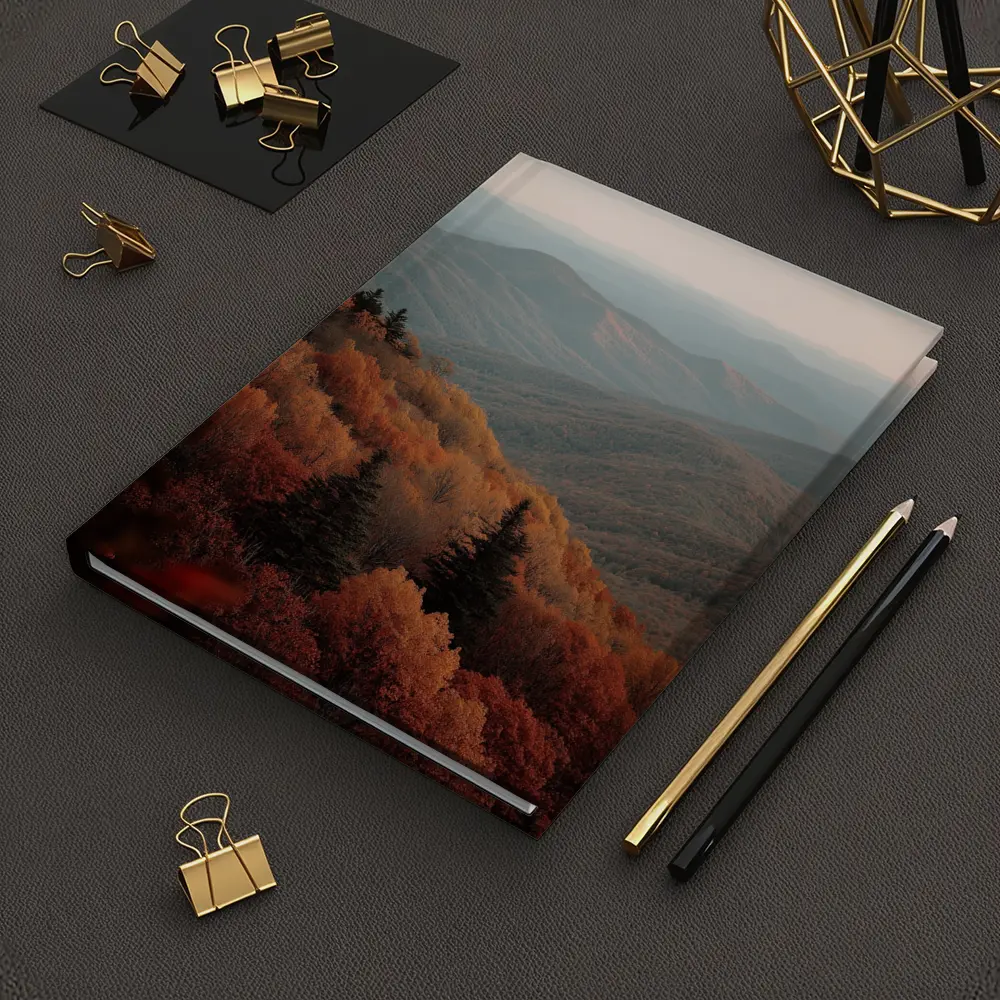 Autumn Mountain Forest Rolling Hills Landscape – Notebooks
