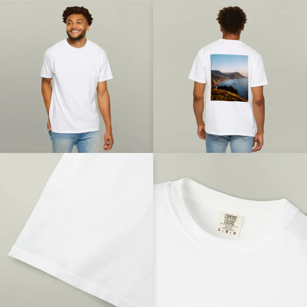 Oregon Coast Cliffs Golden Hour Sunset – T-Shirts