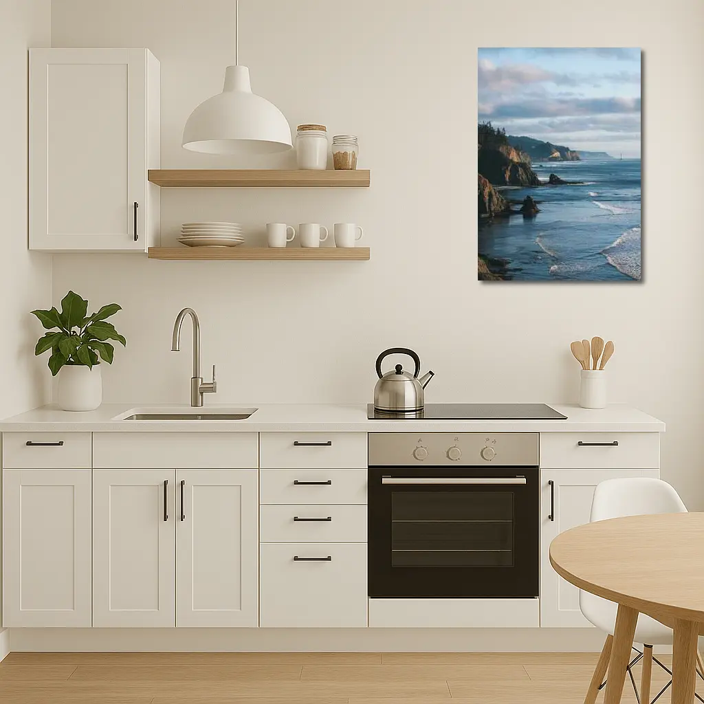Rocky Pacific Coastline Cliffs Ocean View – Wall Art