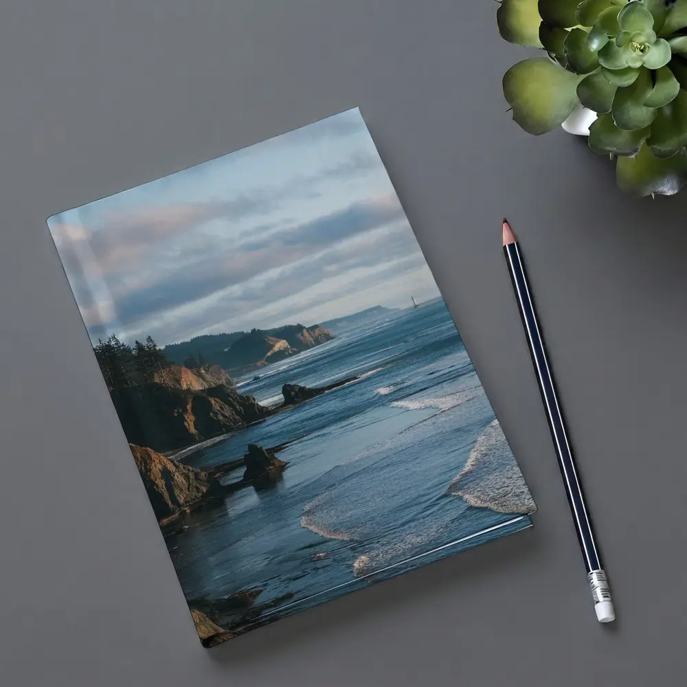 Rocky Pacific Coastline Cliffs Ocean View – Notebooks