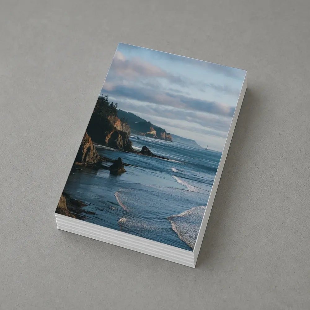 Rocky Pacific Coastline Cliffs Ocean View – Postcards