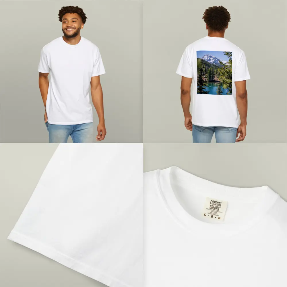 Snow Mountain Lake Forest Pine Trees – T-Shirts