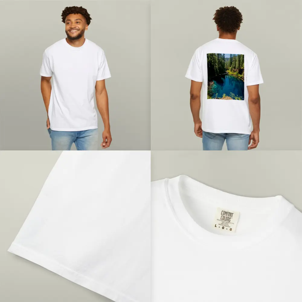 Crystal Blue Forest River Oregon Nature – T-Shirts