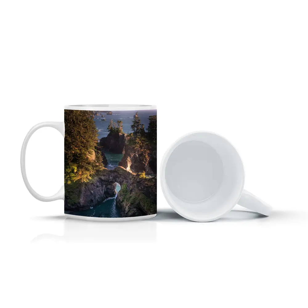 Oregon Coast Rocky Sea Arch Cove – Mugs