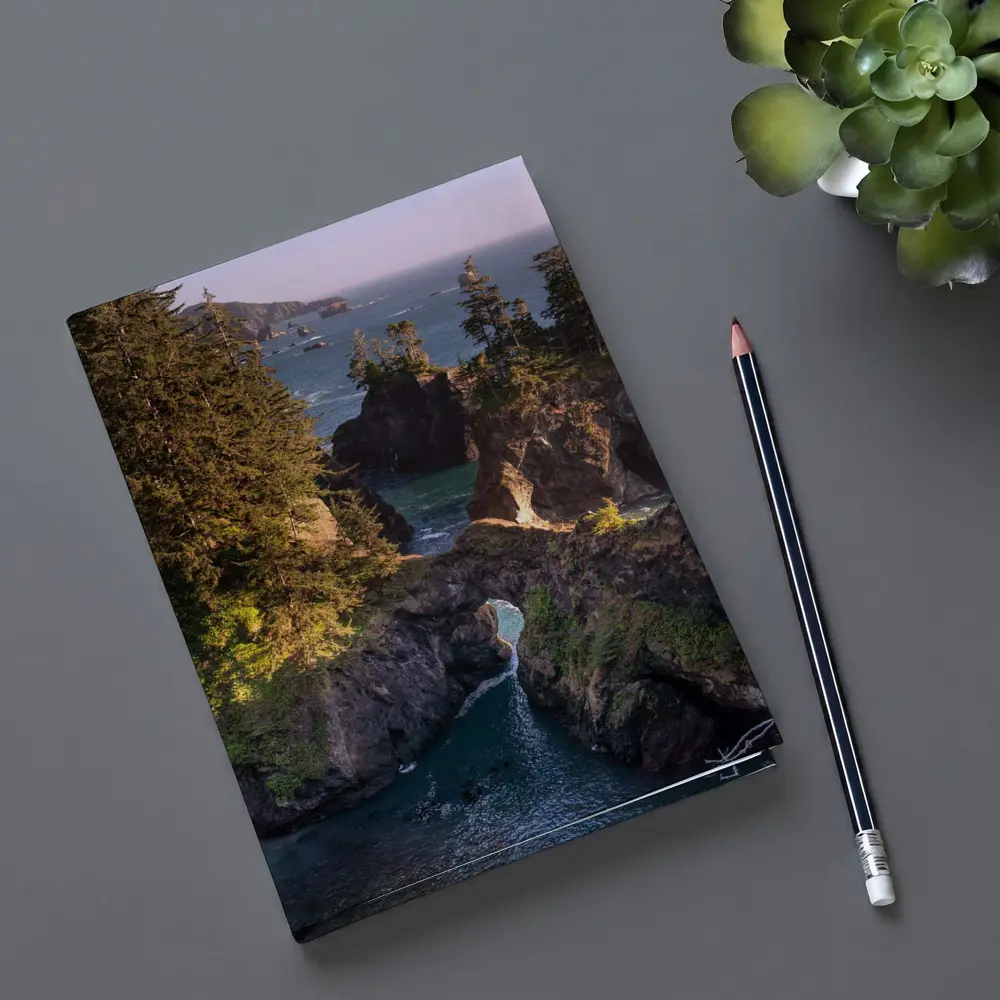 Oregon Coast Rocky Sea Arch Cove – Notebooks