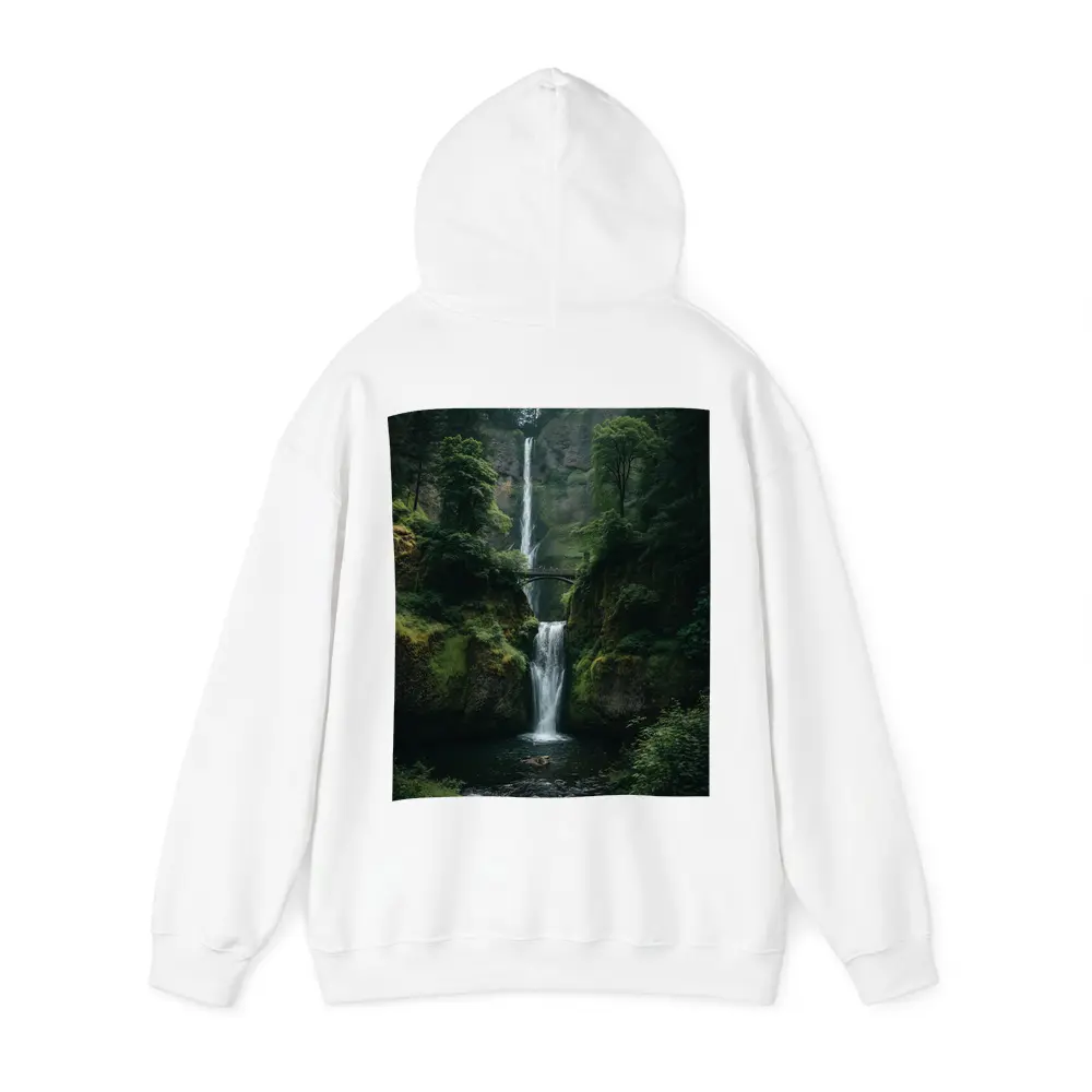Multnomah Falls Lush Green Forest Oregon – Hoodies