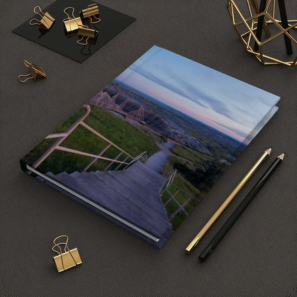 Badlands National Park Stairway Dusk View – Notebooks