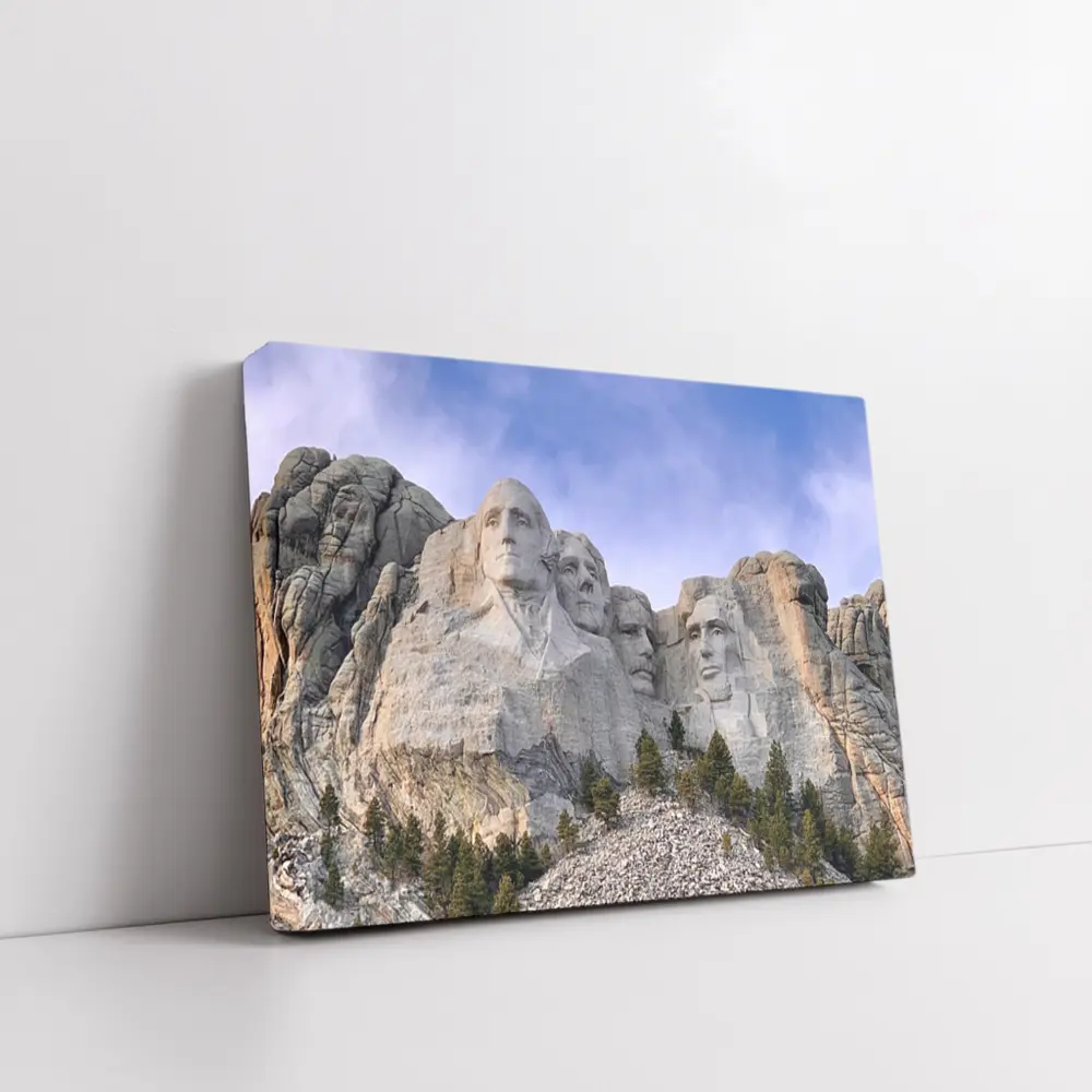 Mount Rushmore Presidents Carved Stone Monument – Wall Art