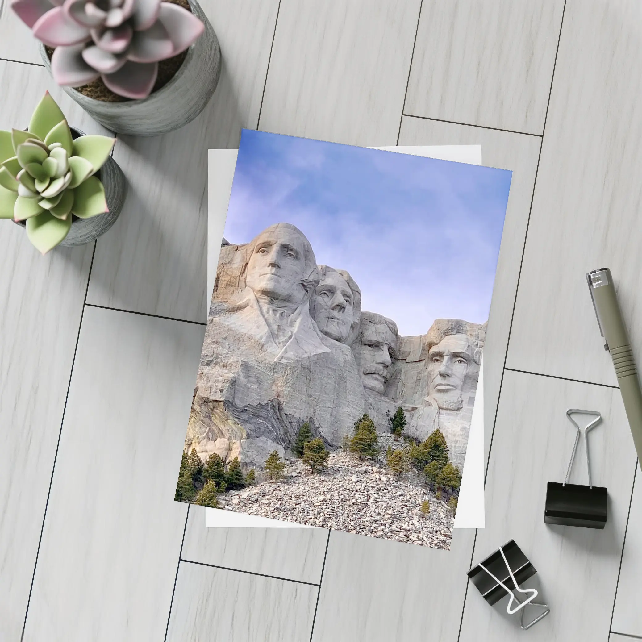Mount Rushmore Presidents Carved Stone Monument – Postcards