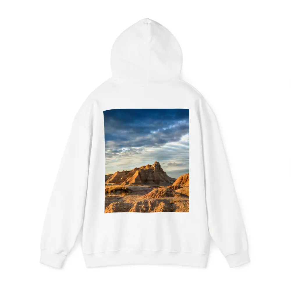 Badlands National Park Rocky Formations Dramatic Sky – Hoodies