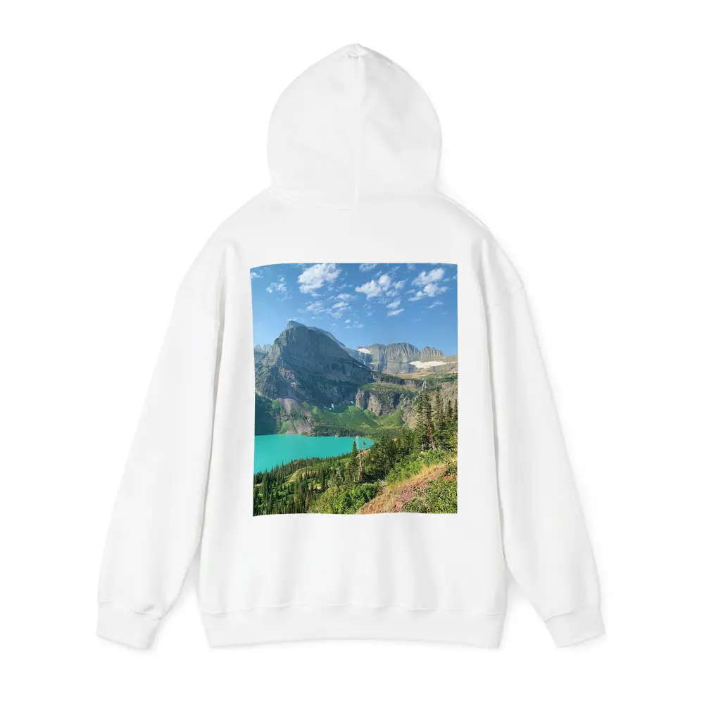 Turquoise Mountain Lake Glacier National Park – Hoodies