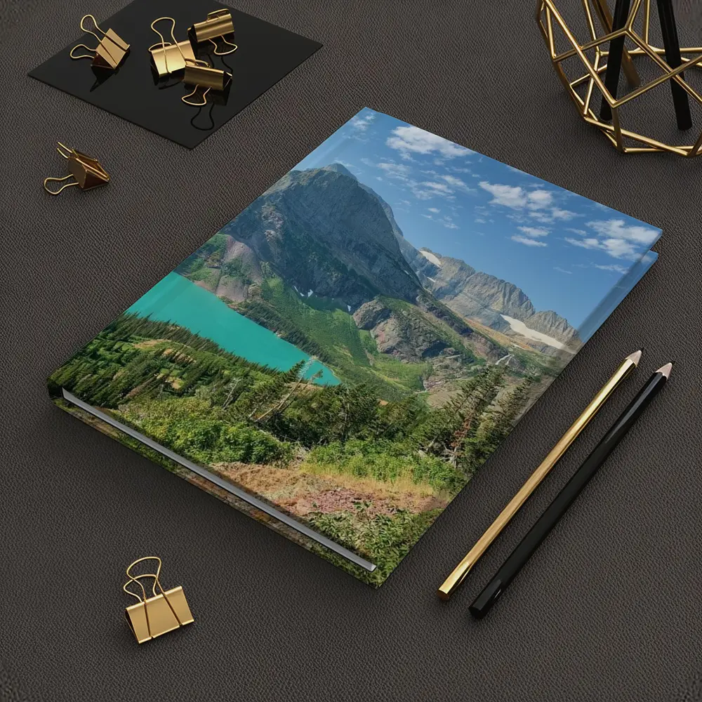 Turquoise Mountain Lake Glacier National Park – Notebooks