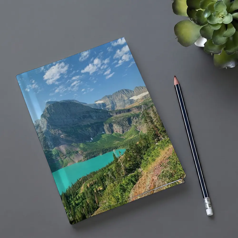 Turquoise Mountain Lake Glacier National Park – Notebooks