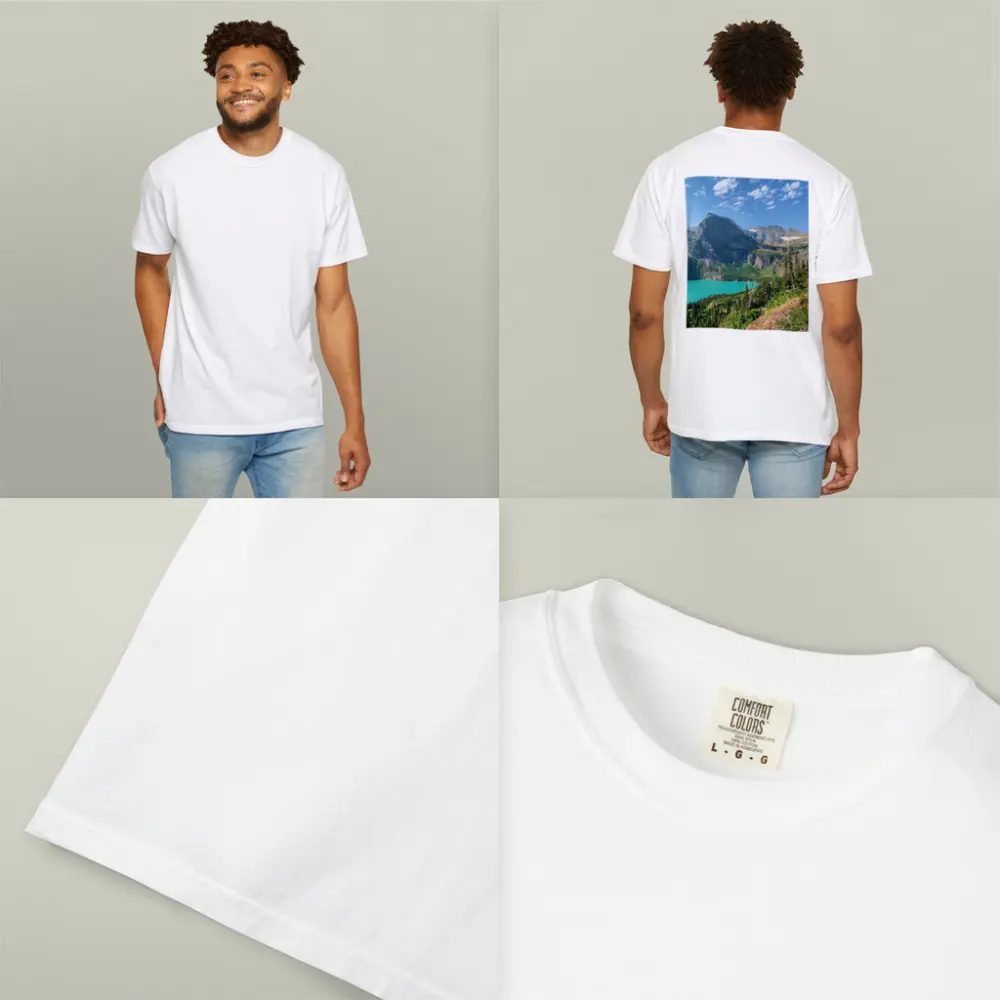 Turquoise Mountain Lake Glacier National Park – T-Shirts