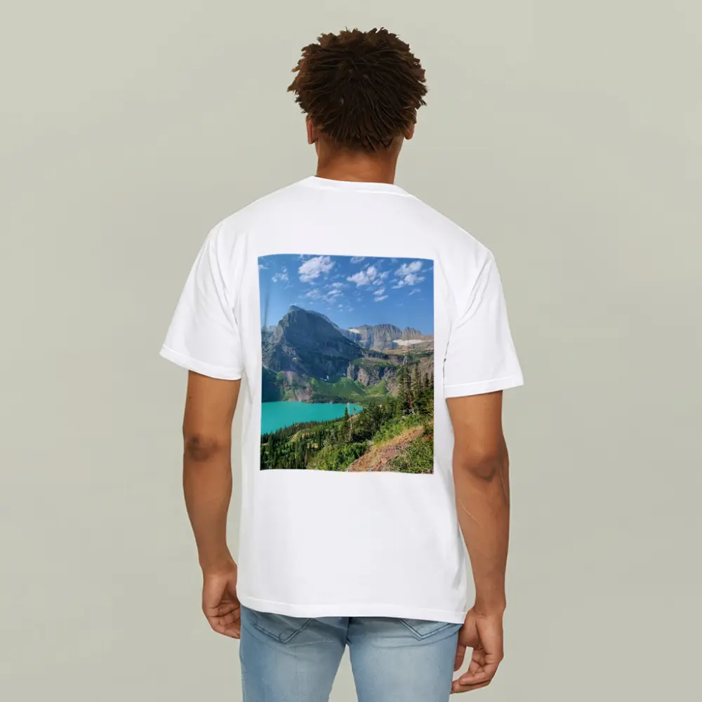 Turquoise Mountain Lake Glacier National Park – T-Shirts