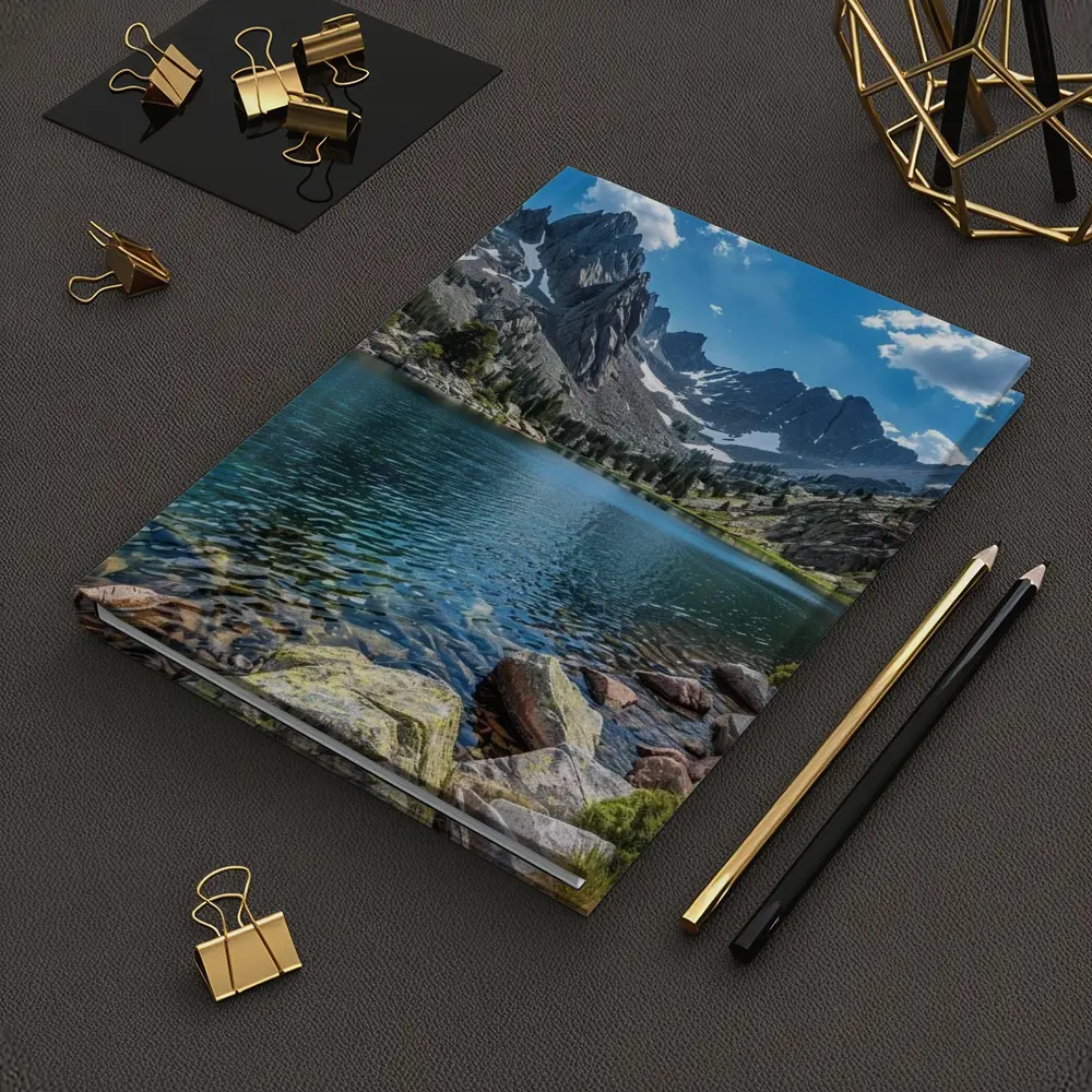 Alpine Lake Rocky Mountain Peaks Clear Water – Notebooks