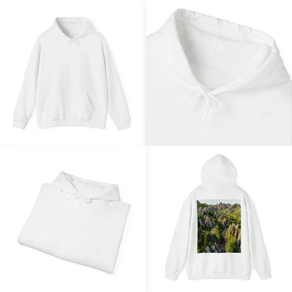 Needles Highway Winding Road South Dakota – Hoodies
