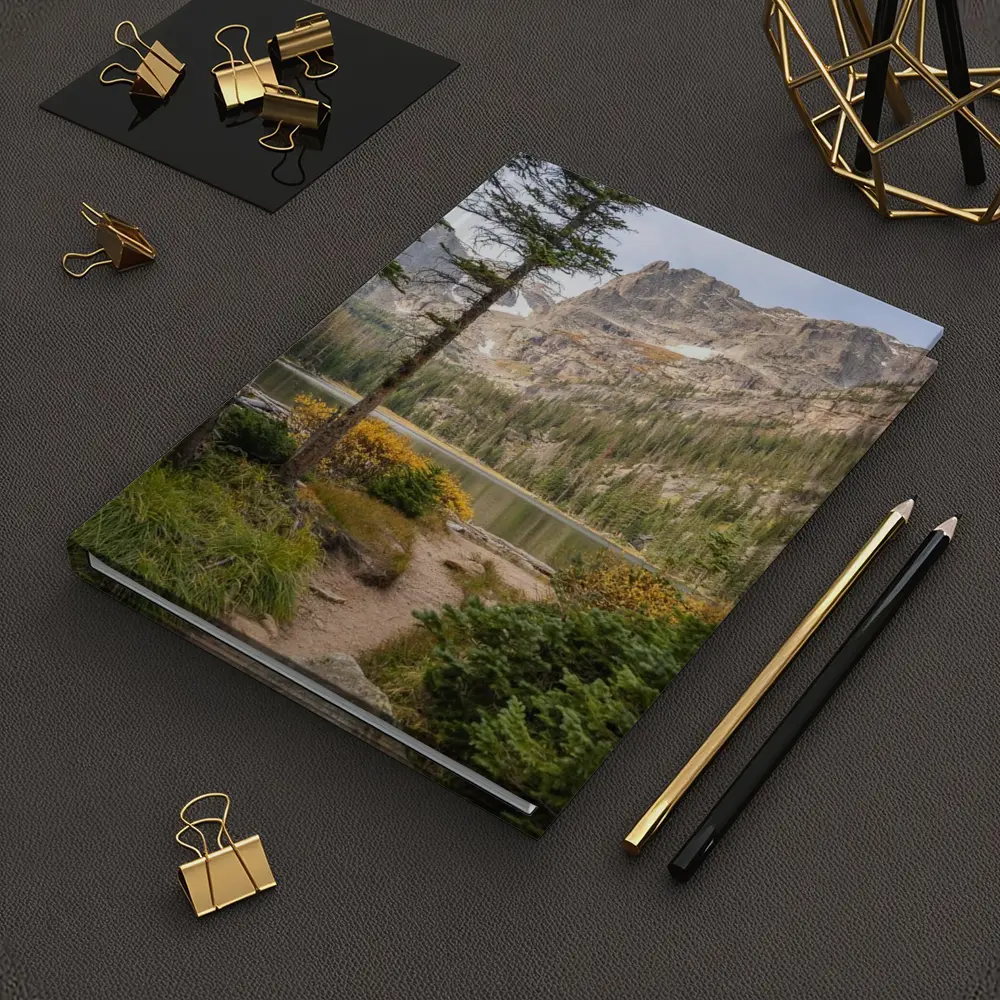 Alpine Lake Rocky Mountain Forest Trail – Notebooks