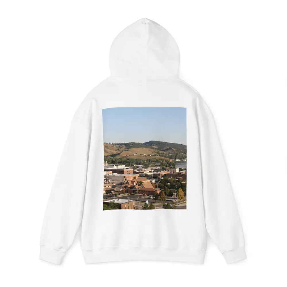 Rapid City Downtown Skyline Hills Aerial View – Hoodies