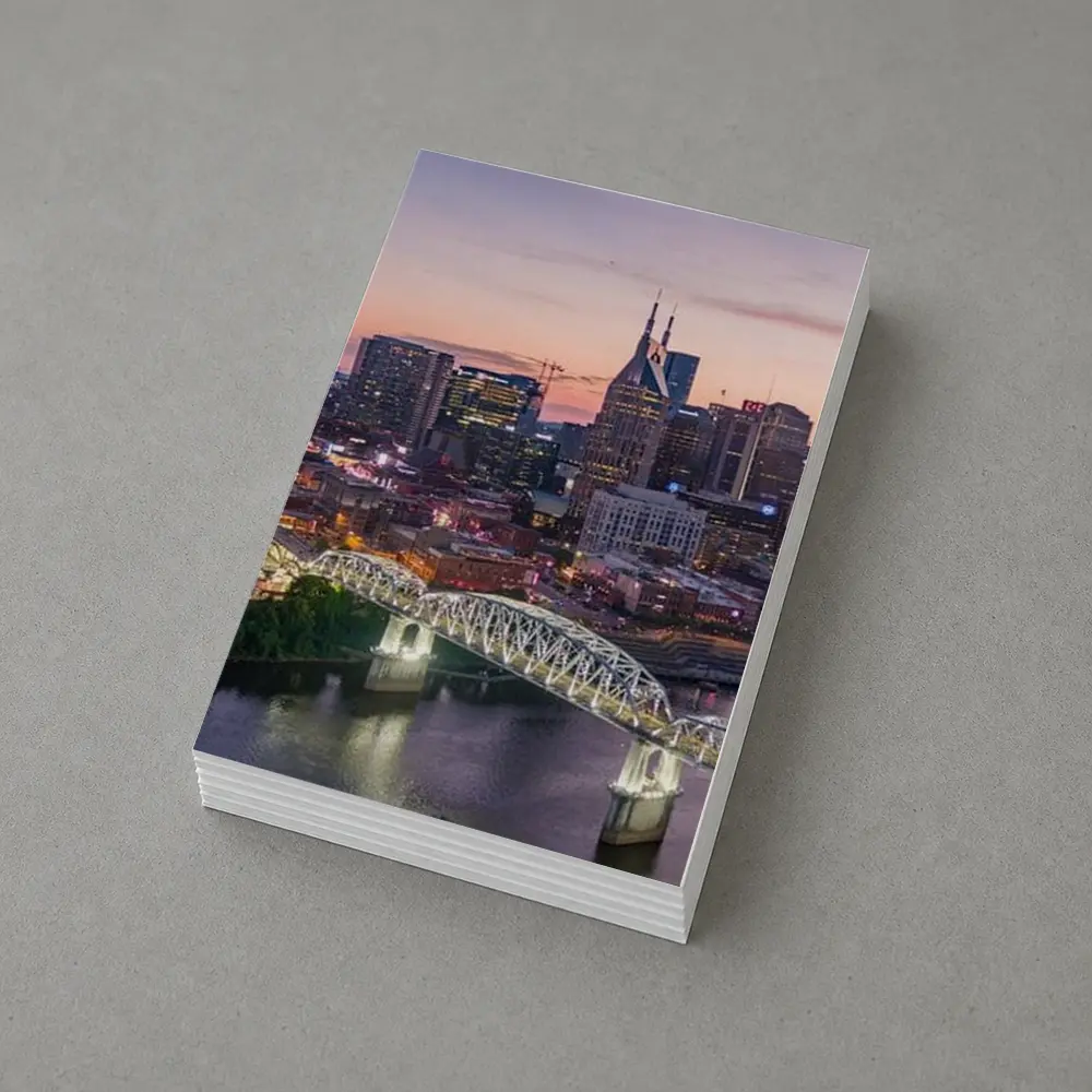 Nashville Skyline Sunset Over Cumberland River – Postcards