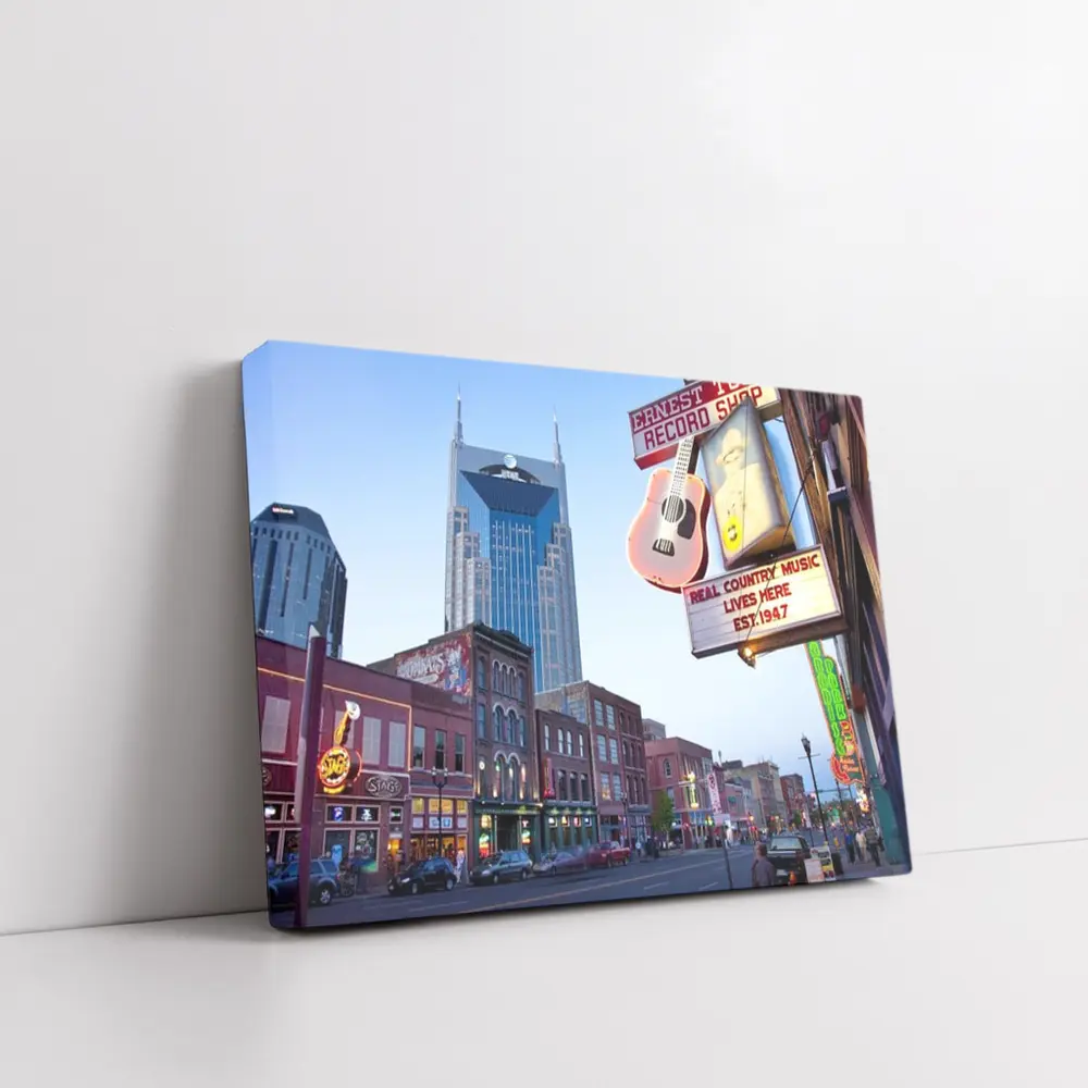 Nashville Broadway Street Ernest Tubb Record Shop – Wall Art