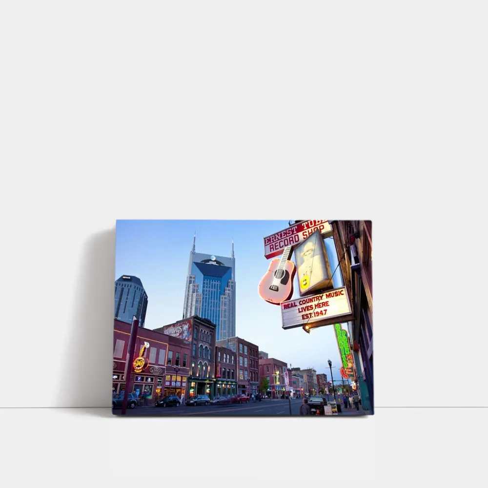 Nashville Broadway Street Ernest Tubb Record Shop – Wall Art