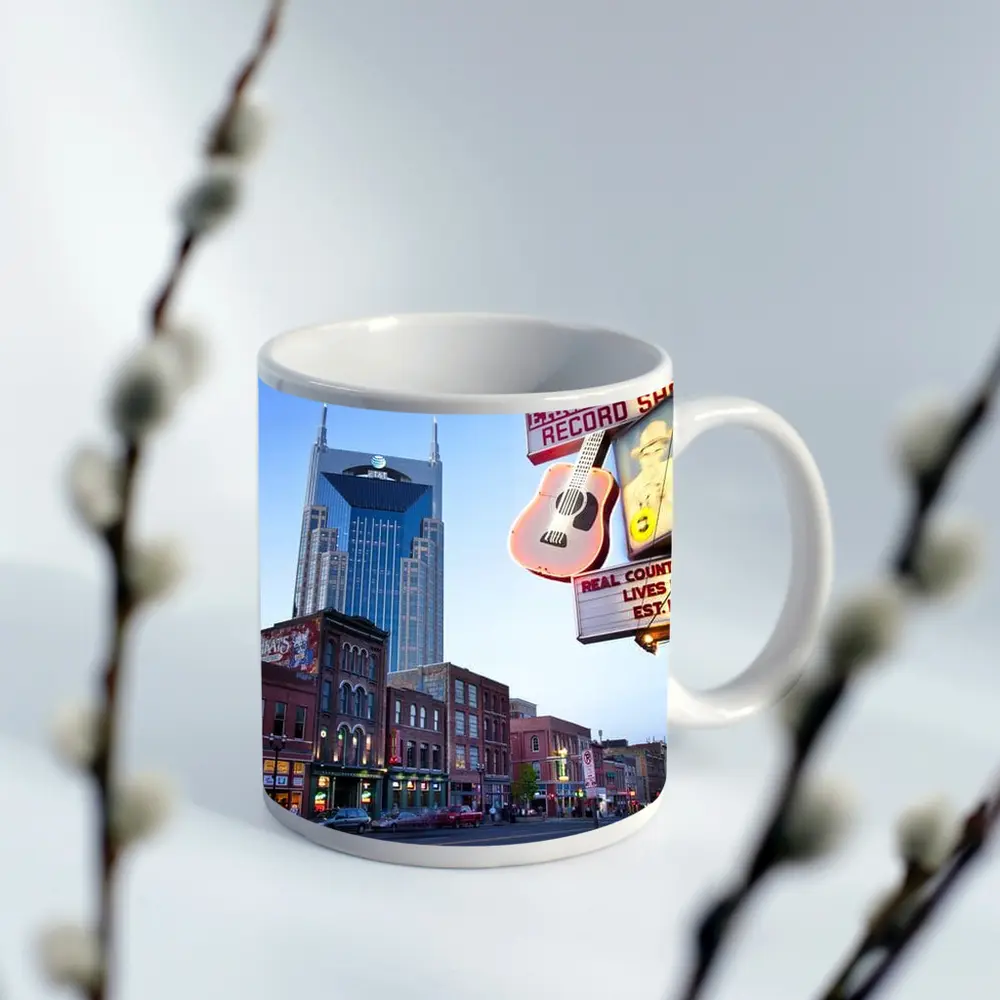 Nashville Broadway Street Ernest Tubb Record Shop – Mugs