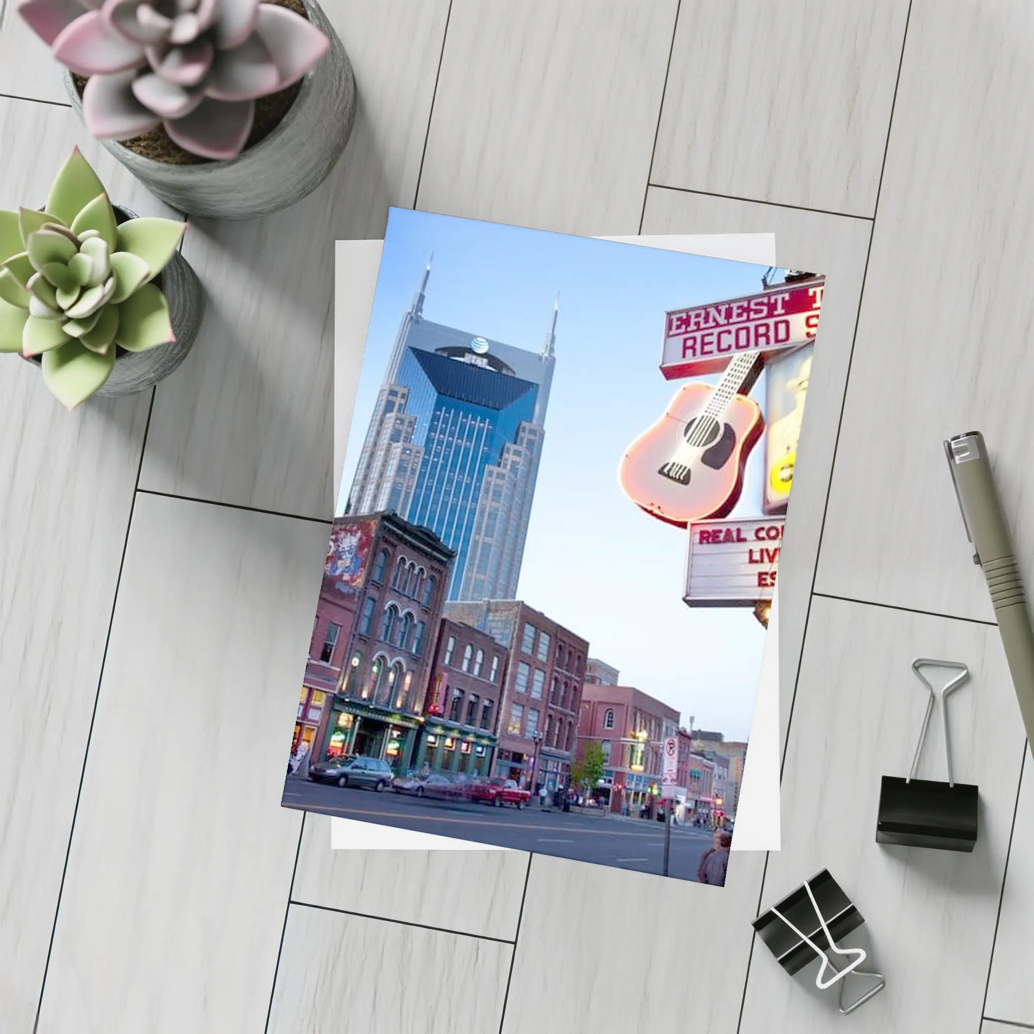 Nashville Broadway Street Ernest Tubb Record Shop – Postcards
