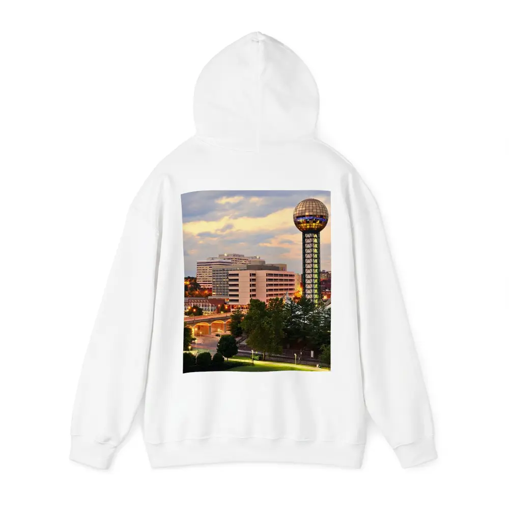 Knoxville Tennessee Sunsphere Skyline Dusk View – Hoodies