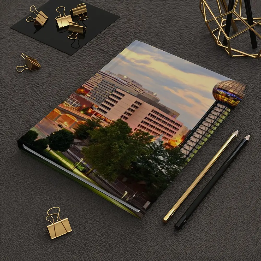 Knoxville Tennessee Sunsphere Skyline Dusk View – Notebooks
