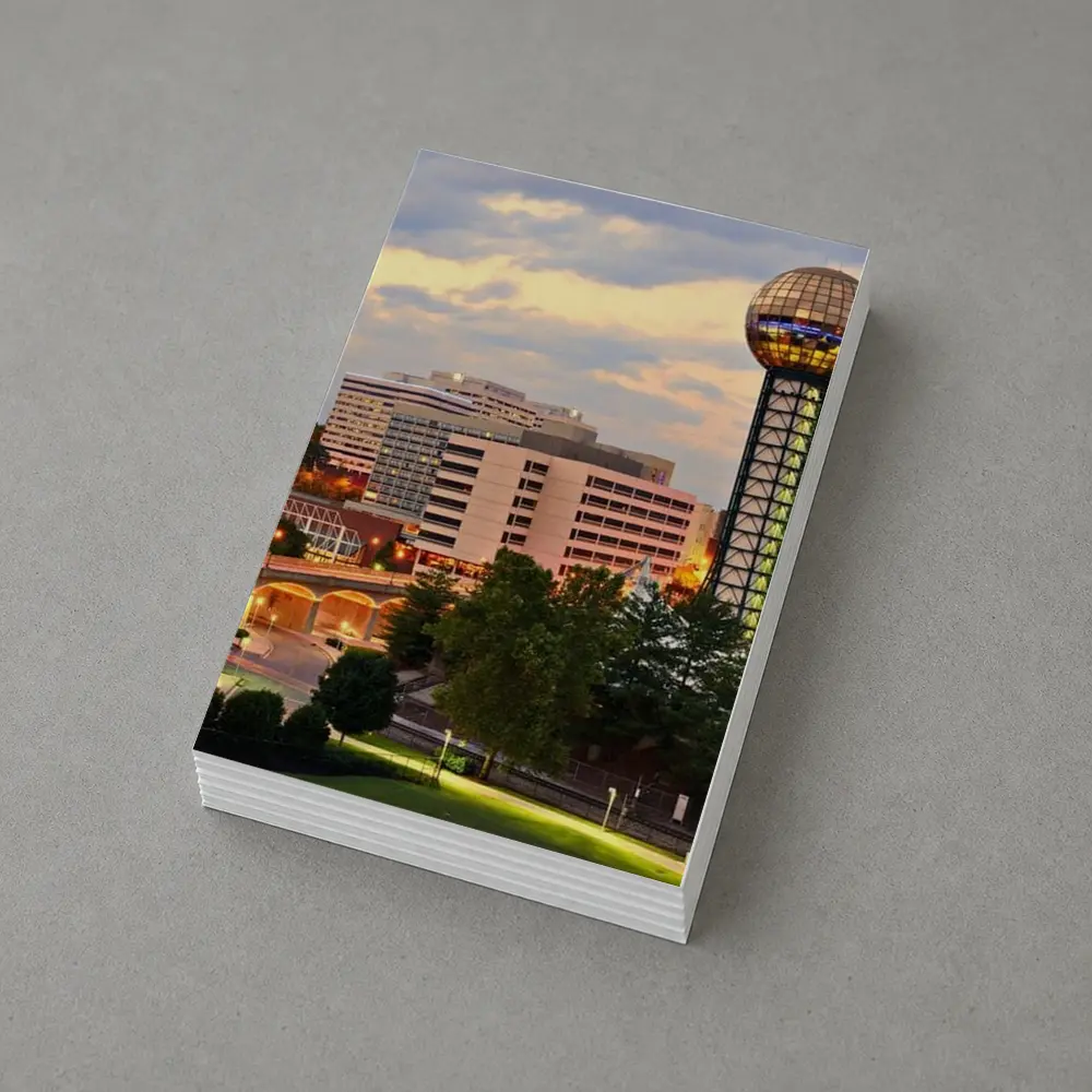 Knoxville Tennessee Sunsphere Skyline Dusk View – Postcards