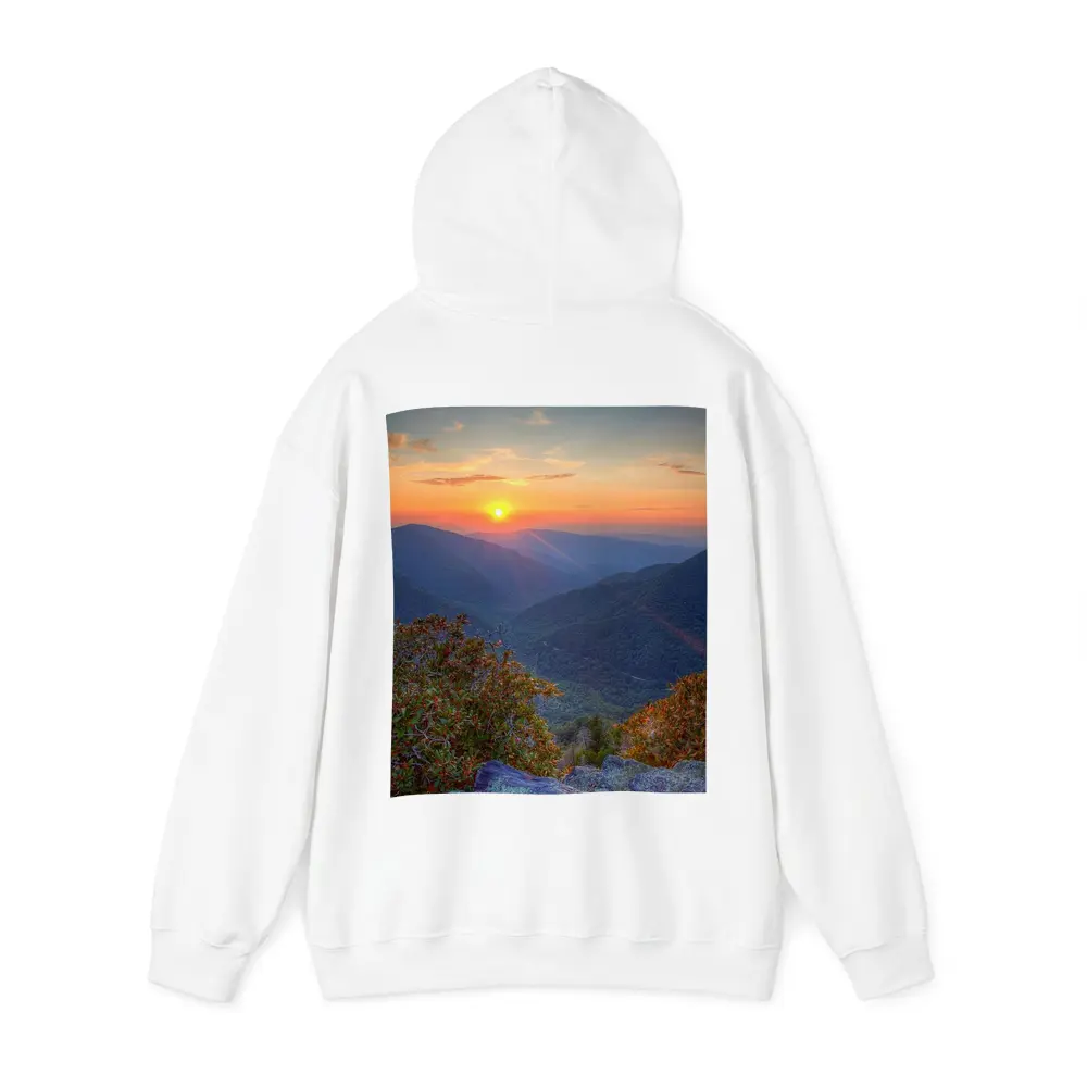Mountain Sunset Over Blue Ridge Valley – Hoodies