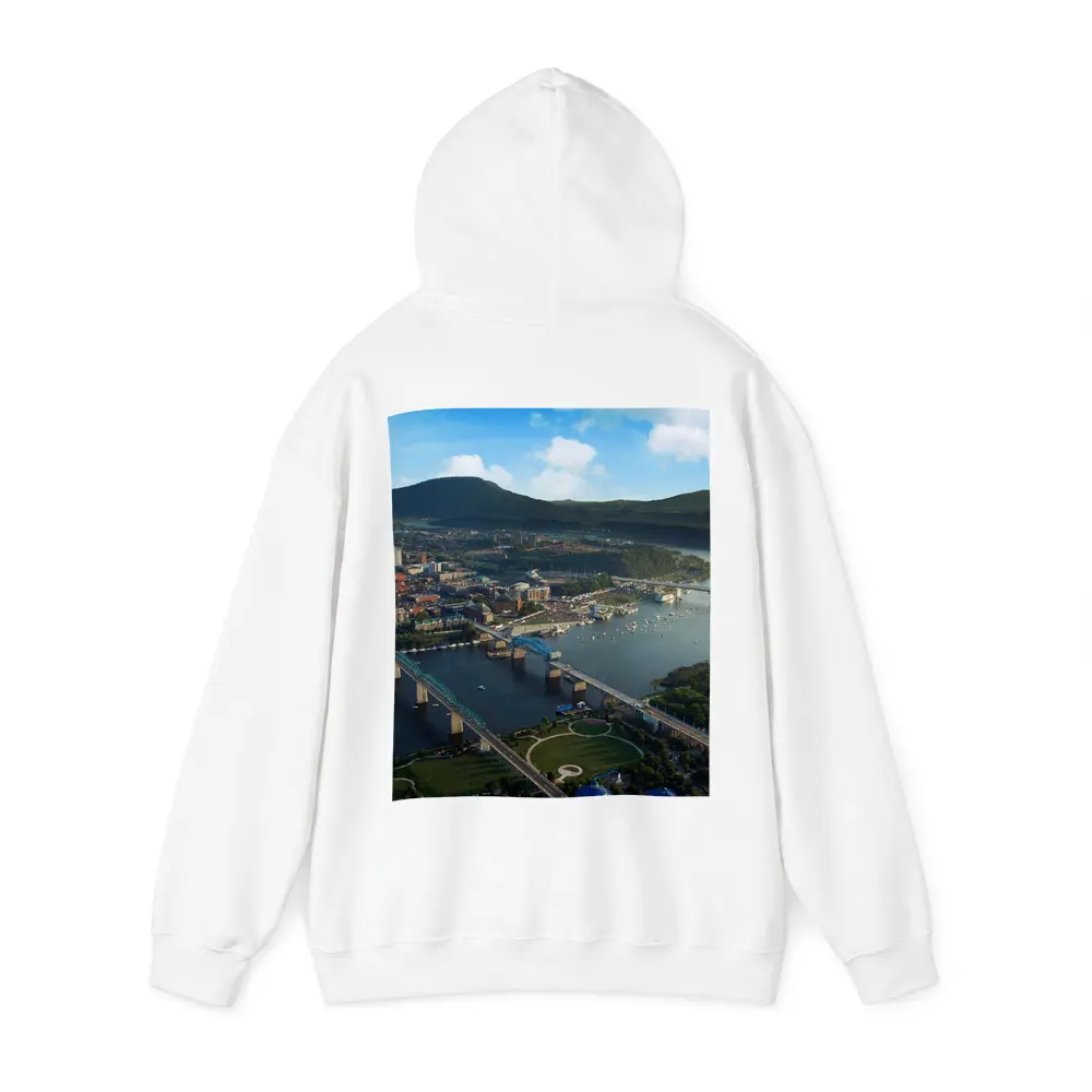 Chattanooga Tennessee River City Aerial View – Hoodies