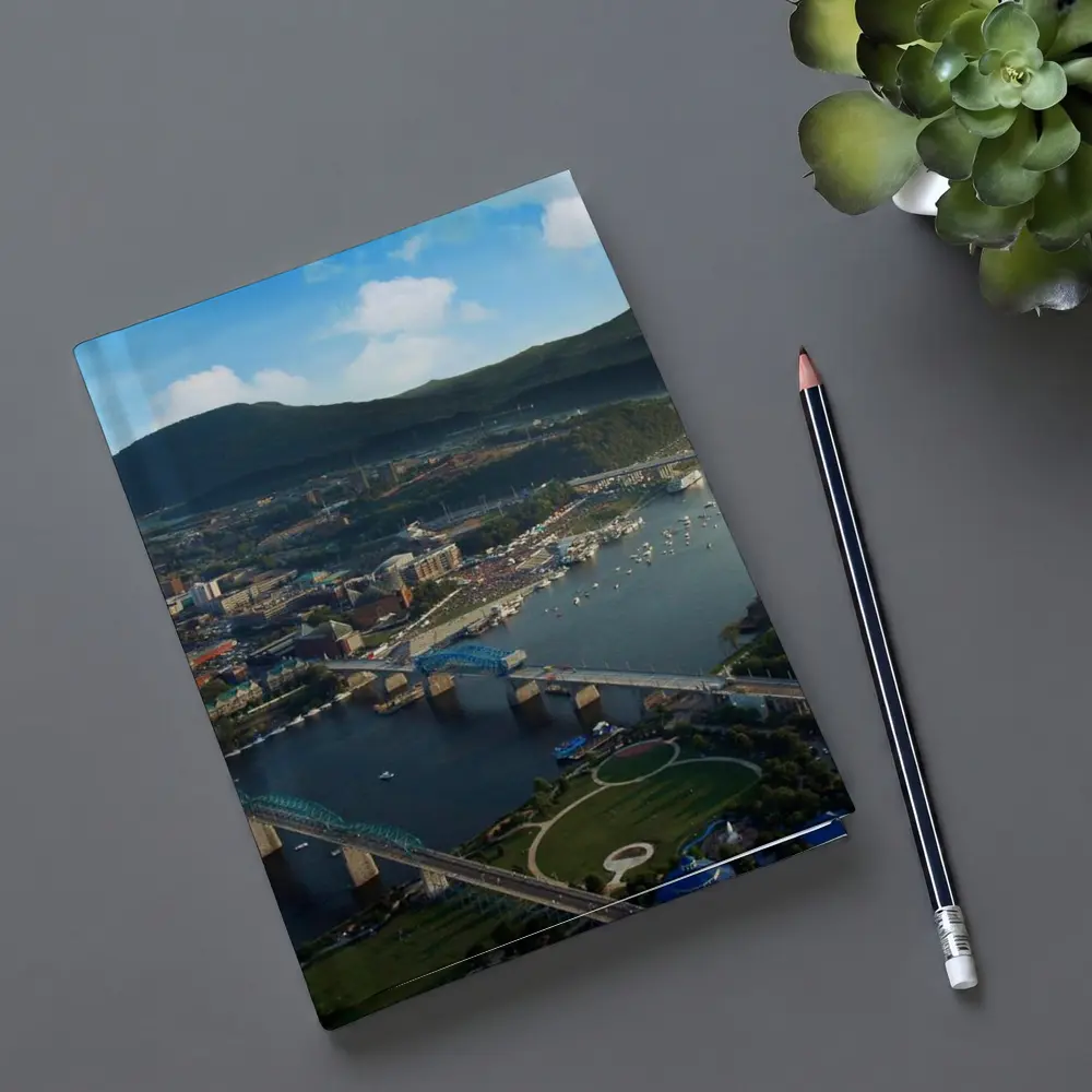Chattanooga Tennessee River City Aerial View – Notebooks