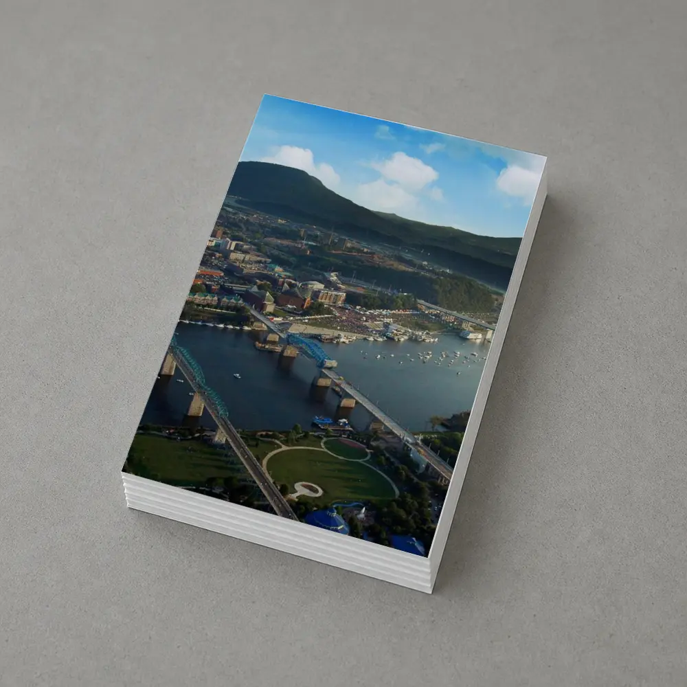 Chattanooga Tennessee River City Aerial View – Postcards
