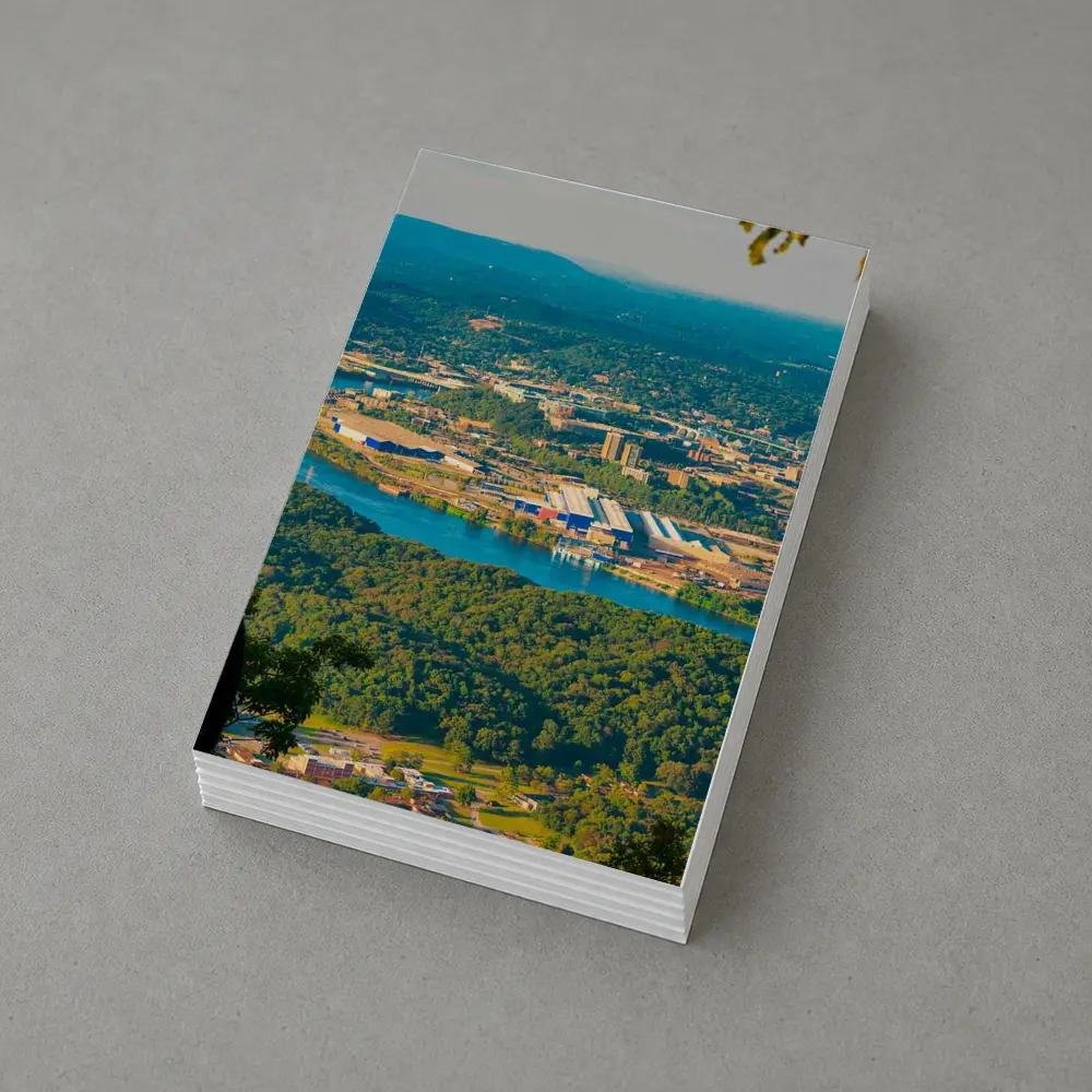 Chattanooga Tennessee River City Aerial View – Postcards