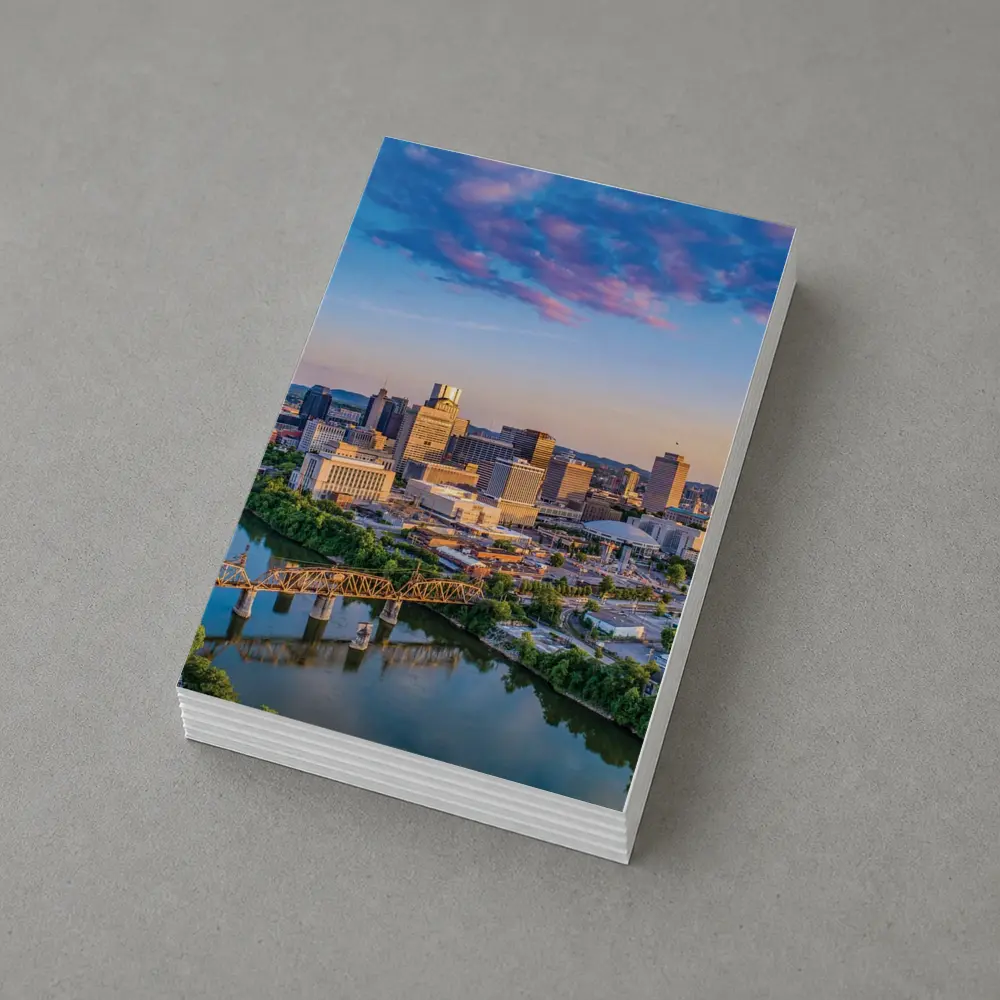 Nashville Skyline Aerial View at Sunset – Postcards