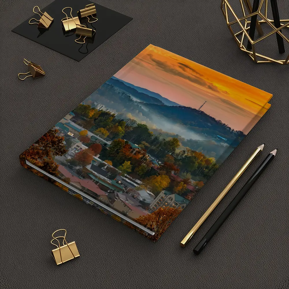 Gatlinburg Tennessee Smoky Mountains Autumn Sunrise – Notebooks