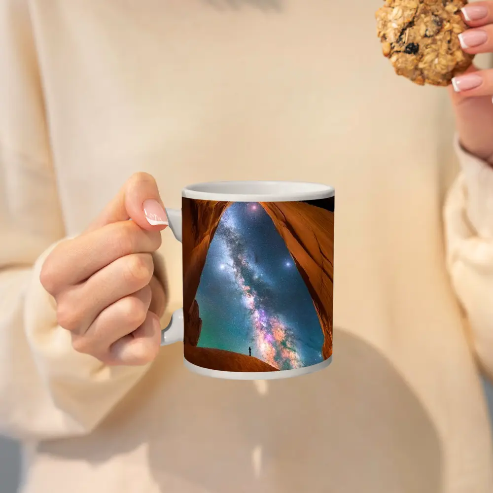 Milky Way Over Desert Canyon Arch – Mugs