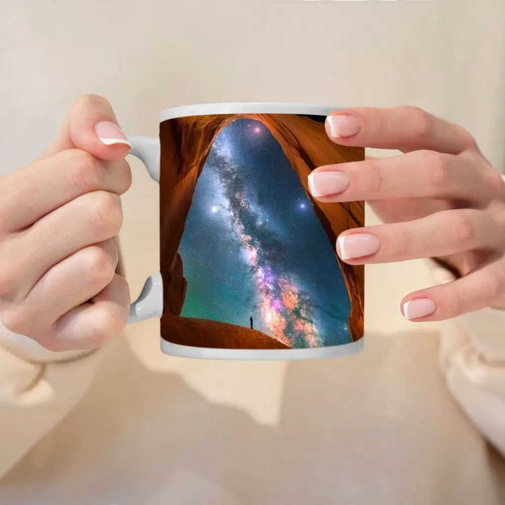Milky Way Over Desert Canyon Arch – Mugs