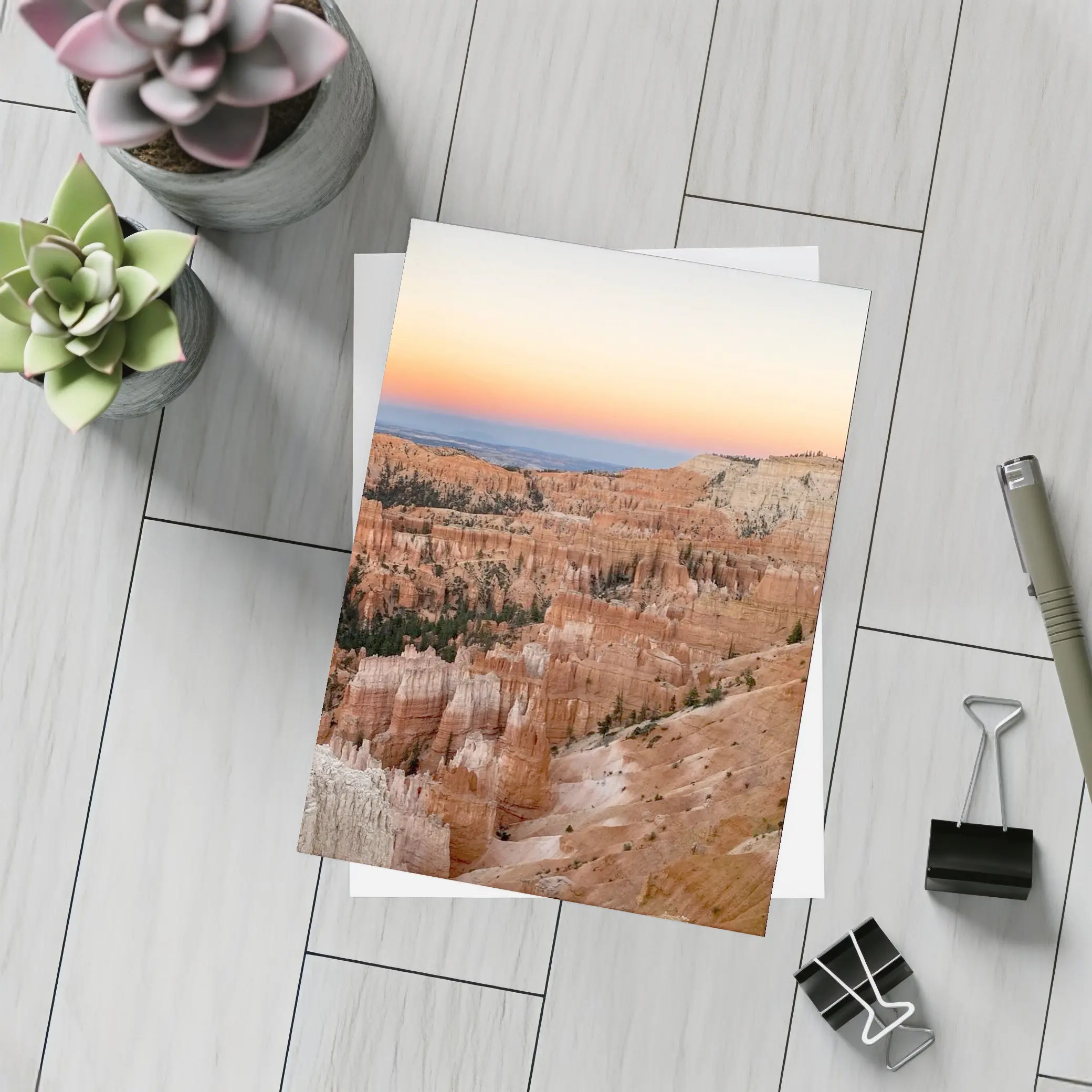 Bryce Canyon Hoodoos at Sunset Glow – Postcards