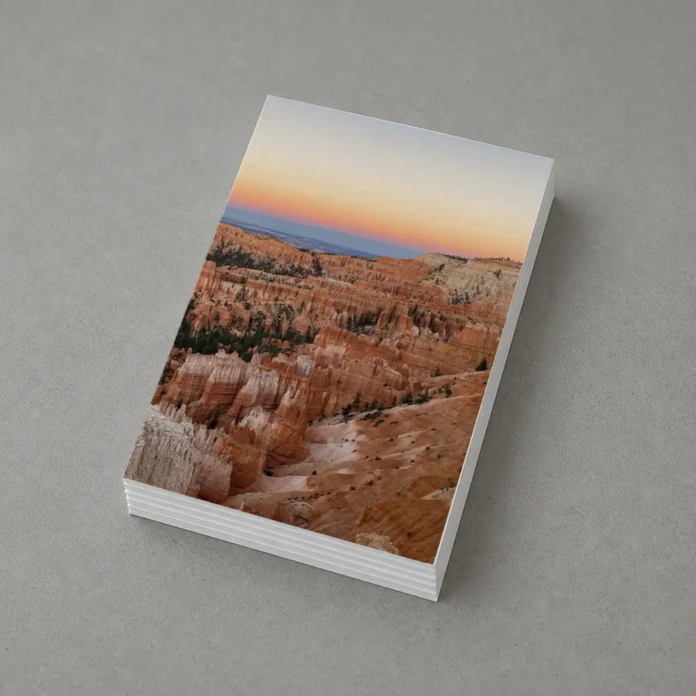 Bryce Canyon Hoodoos at Sunset Glow – Postcards