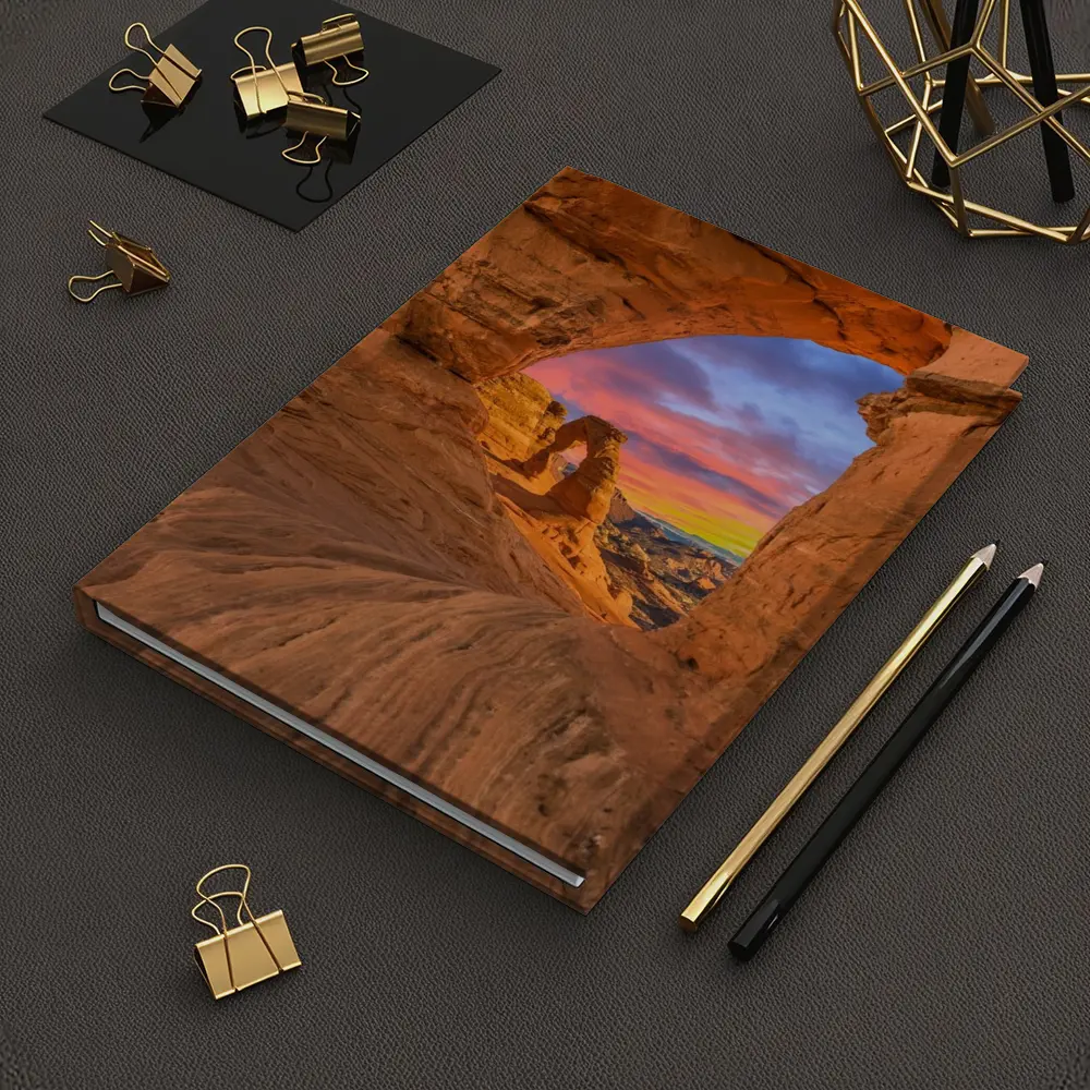 Delicate Arch Arches National Park Sunset View – Notebooks