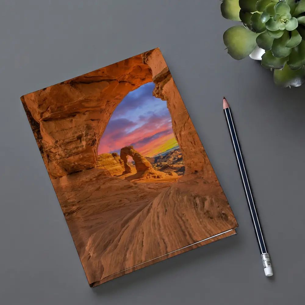 Delicate Arch Arches National Park Sunset View – Notebooks