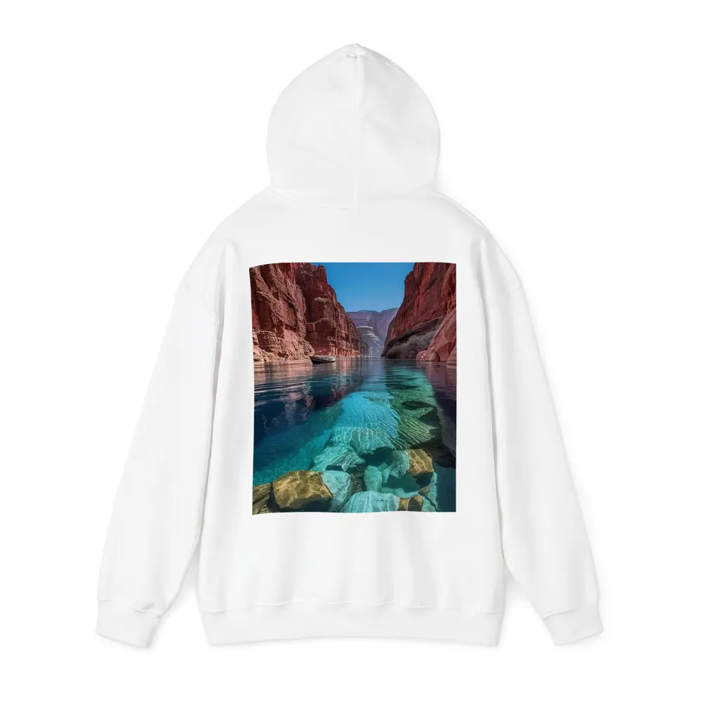 Red Canyon Clear River Turquoise Water – Hoodies