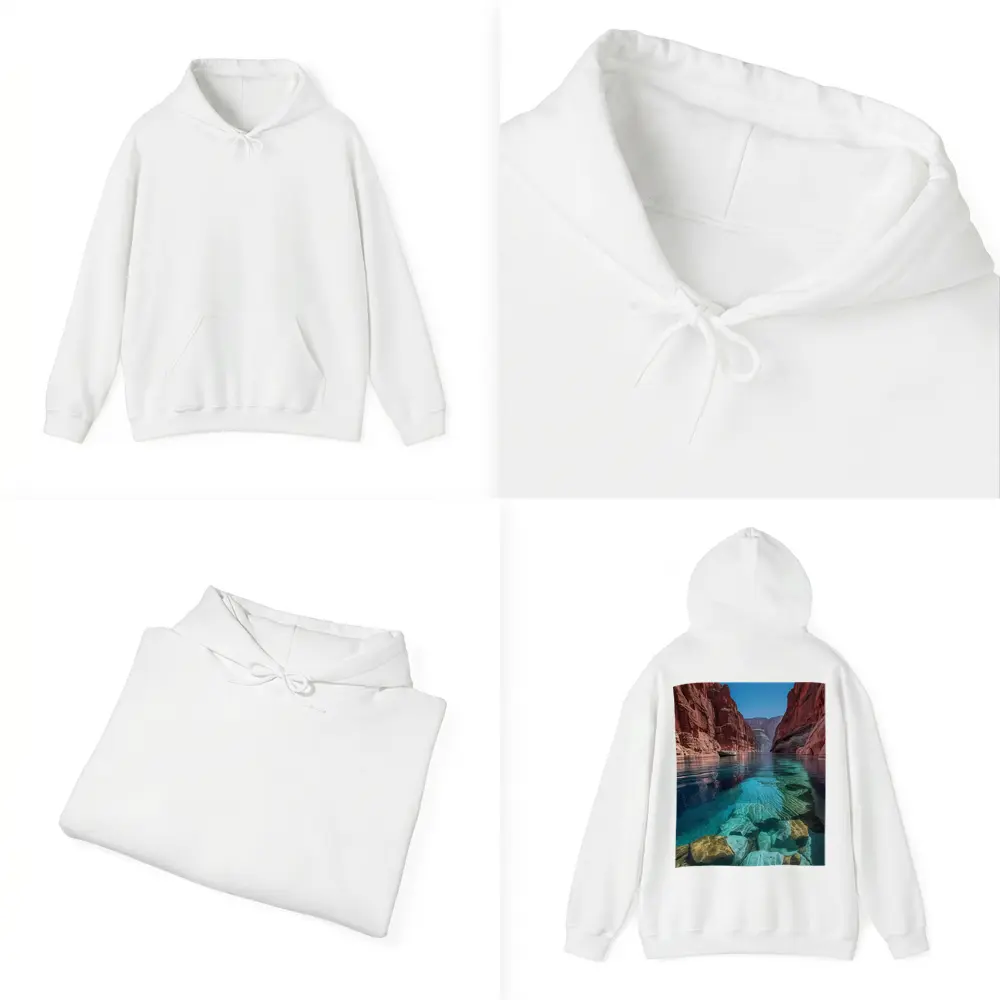 Red Canyon Clear River Turquoise Water – Hoodies