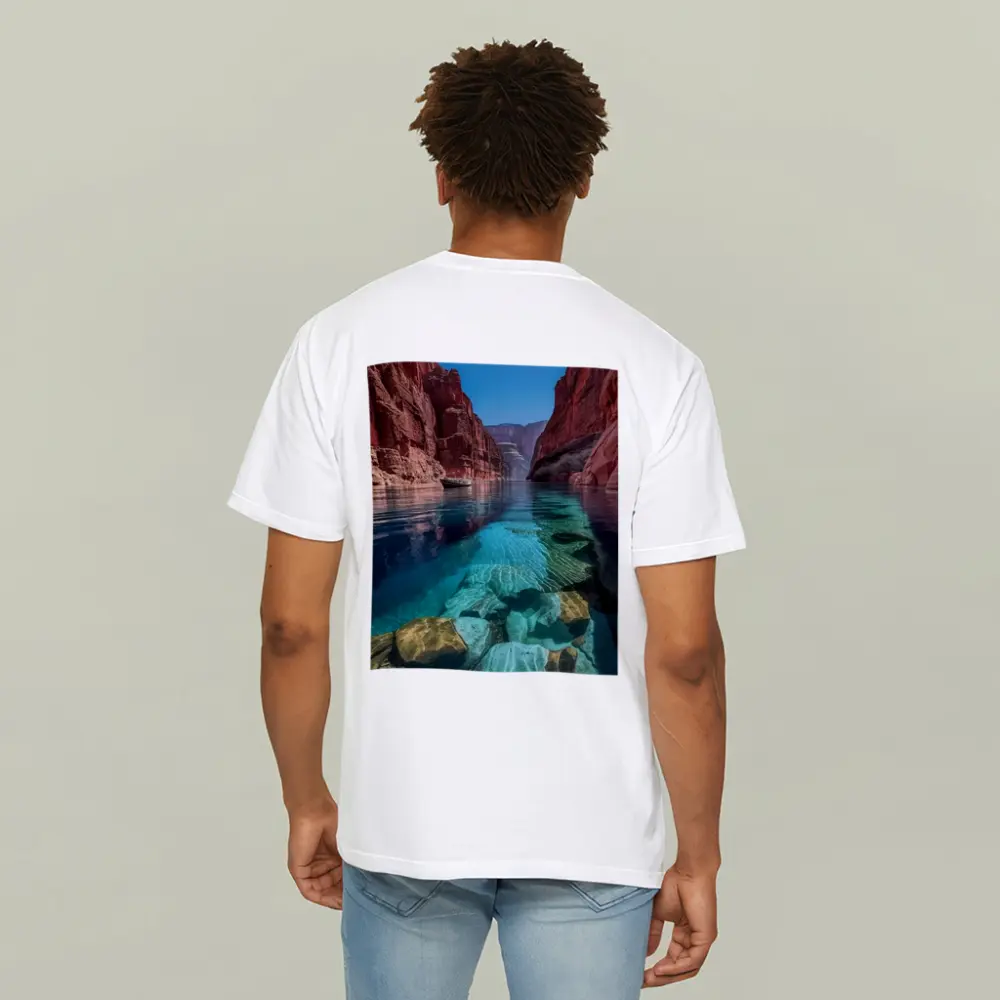 Red Canyon Clear River Turquoise Water – T-Shirts