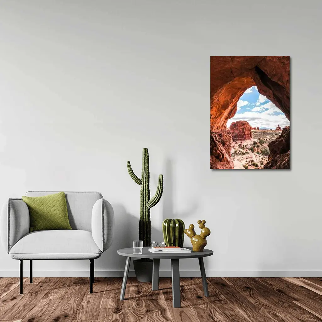 Arches National Park Red Rock Canyon View – Wall Art
