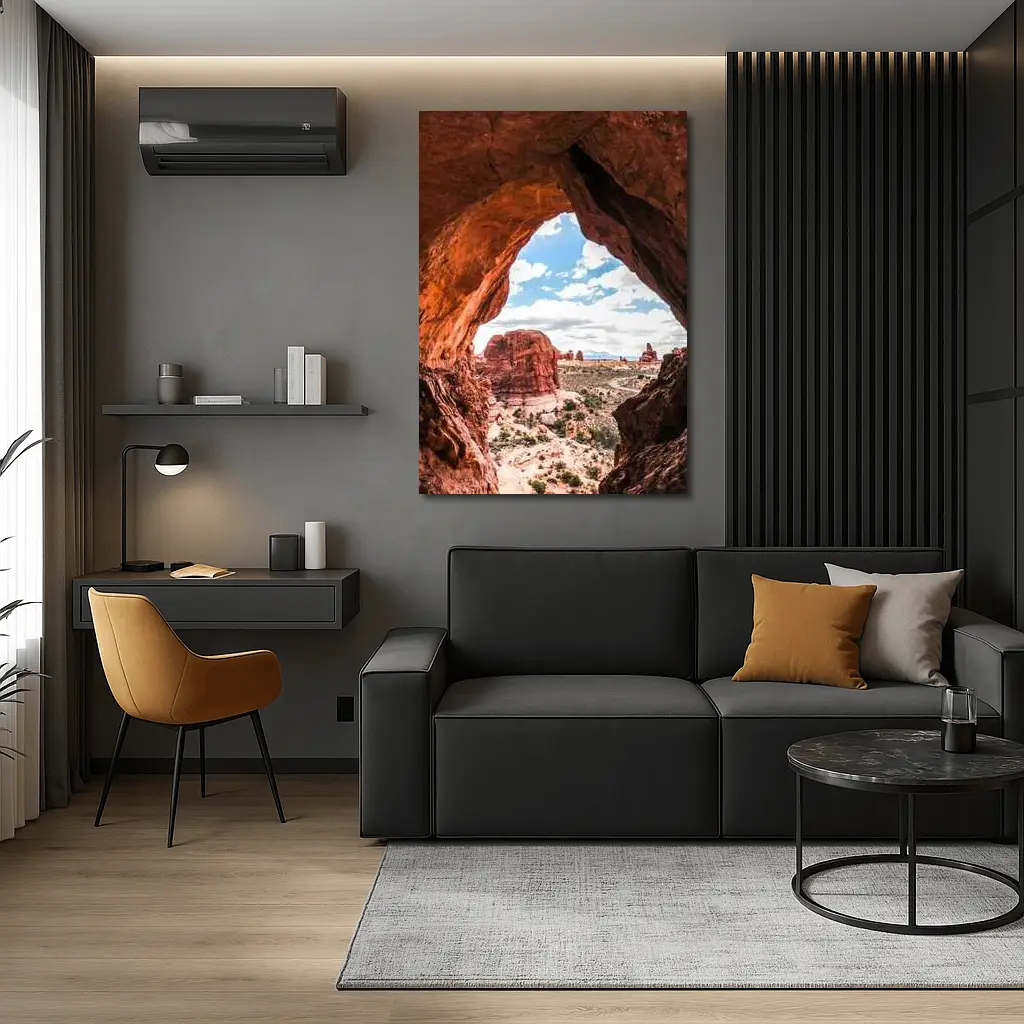 Arches National Park Red Rock Canyon View – Wall Art